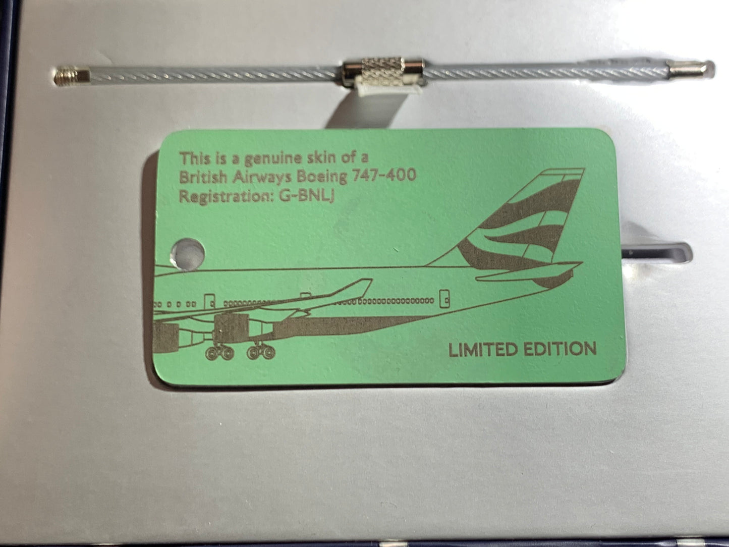 British Airways Suitcase Tag