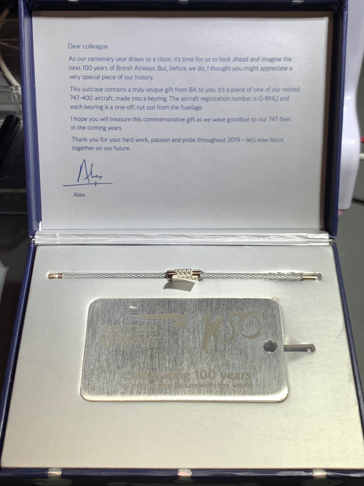 British Airways Suitcase Tag