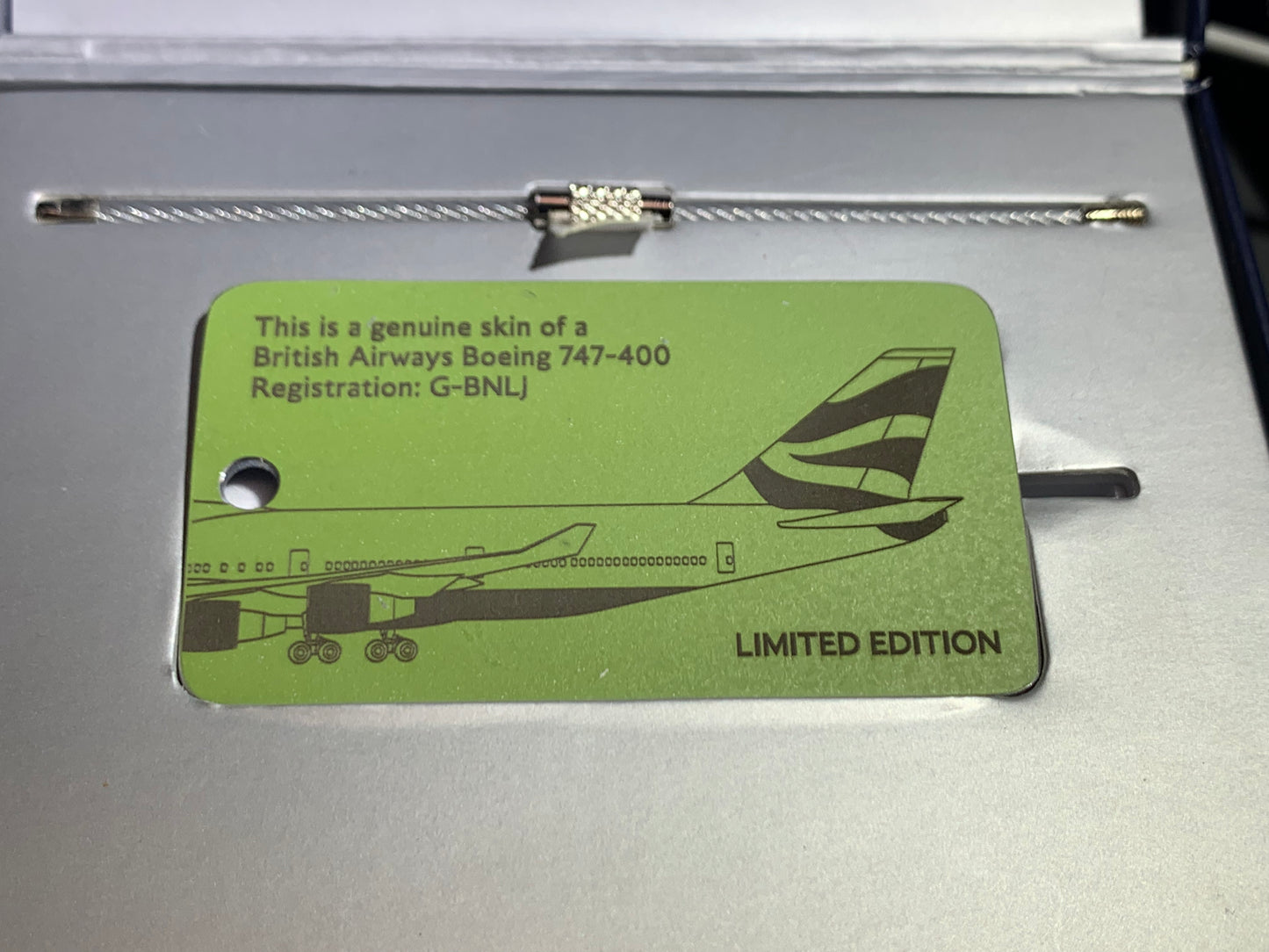 British Airways Suitcase Tag