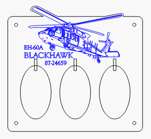 EH-60A Blackhawk Stand