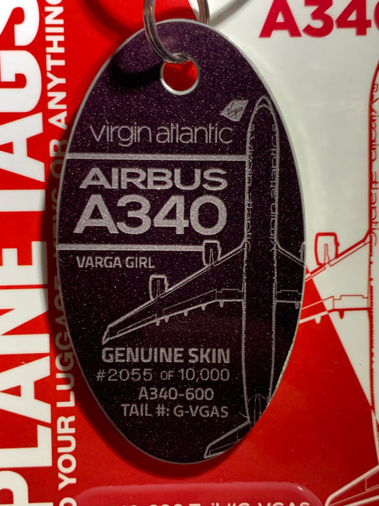 Virgin Atlantic - Airbus 340 - VARGA GIRL