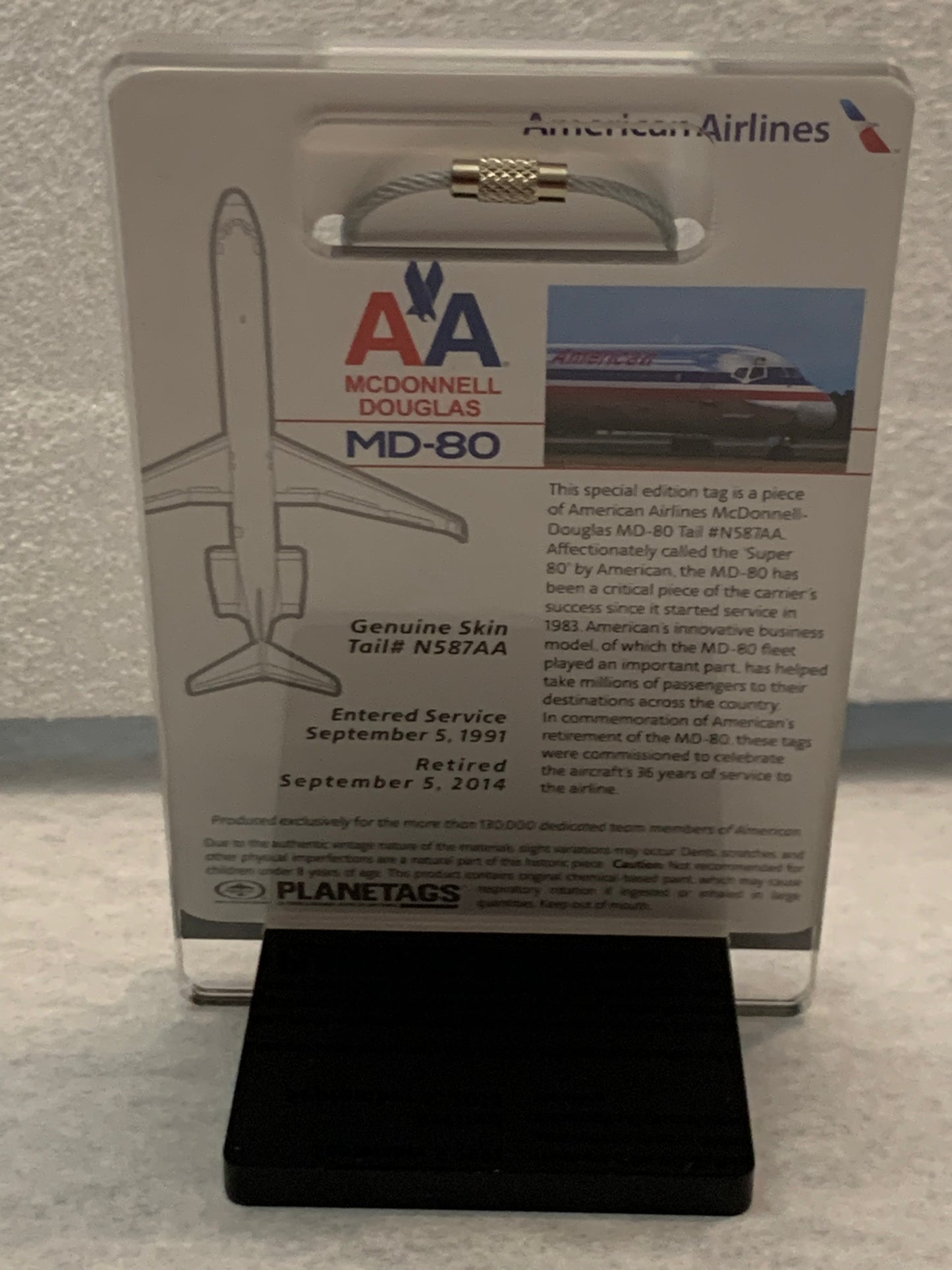 AA MD-80 Single Tag Stand