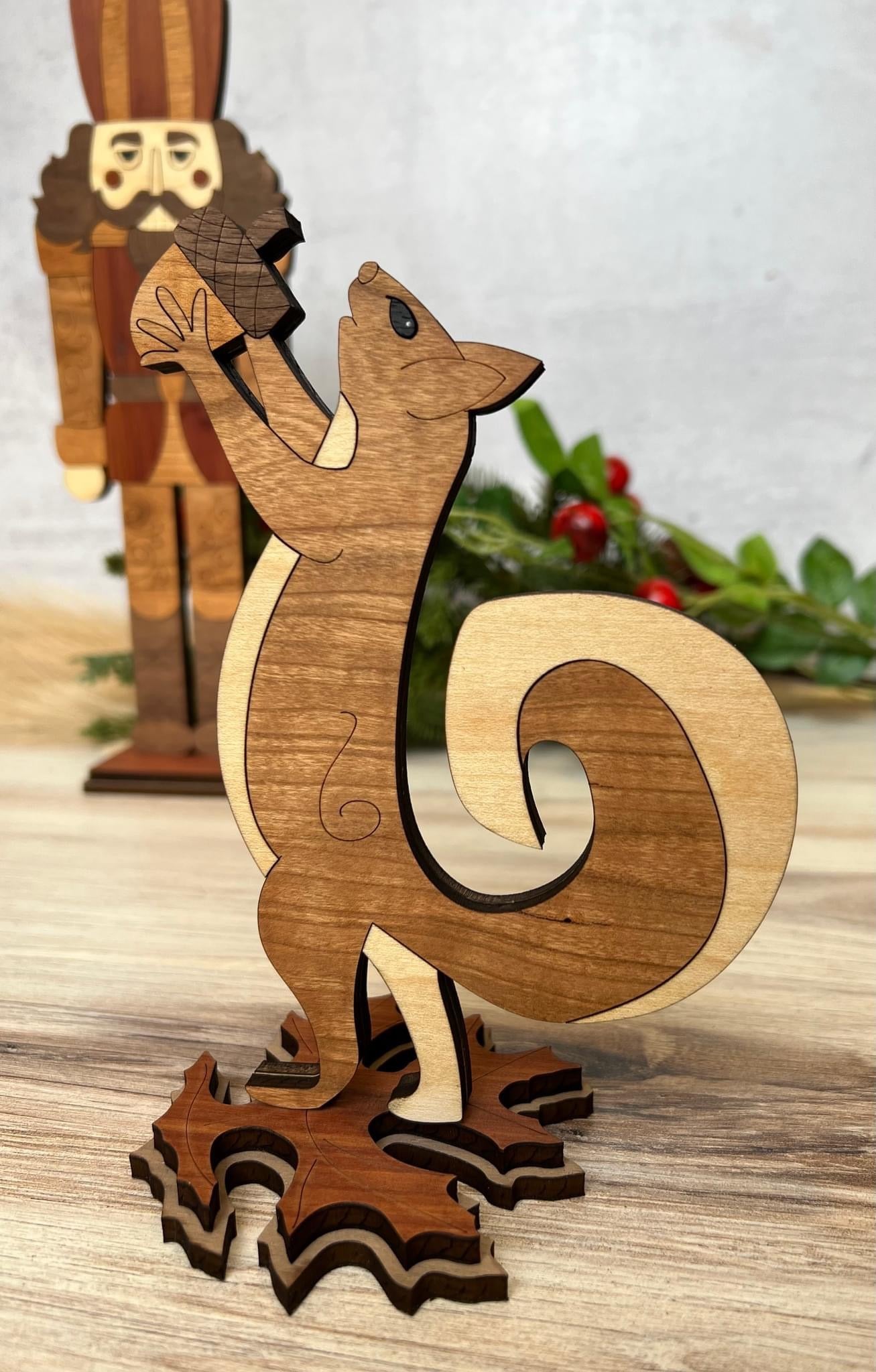 Nutcracker, squirrel, ornament