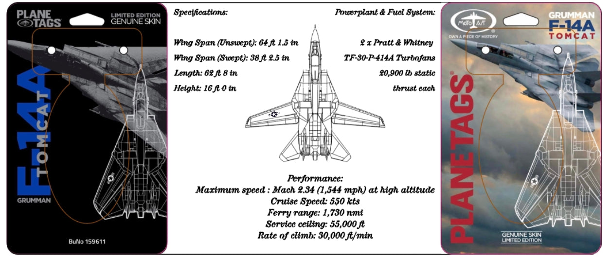 F-14A Tomcat Single & Double Tag Stand