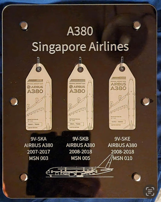 A380 Singapore Airlines ATAG Display