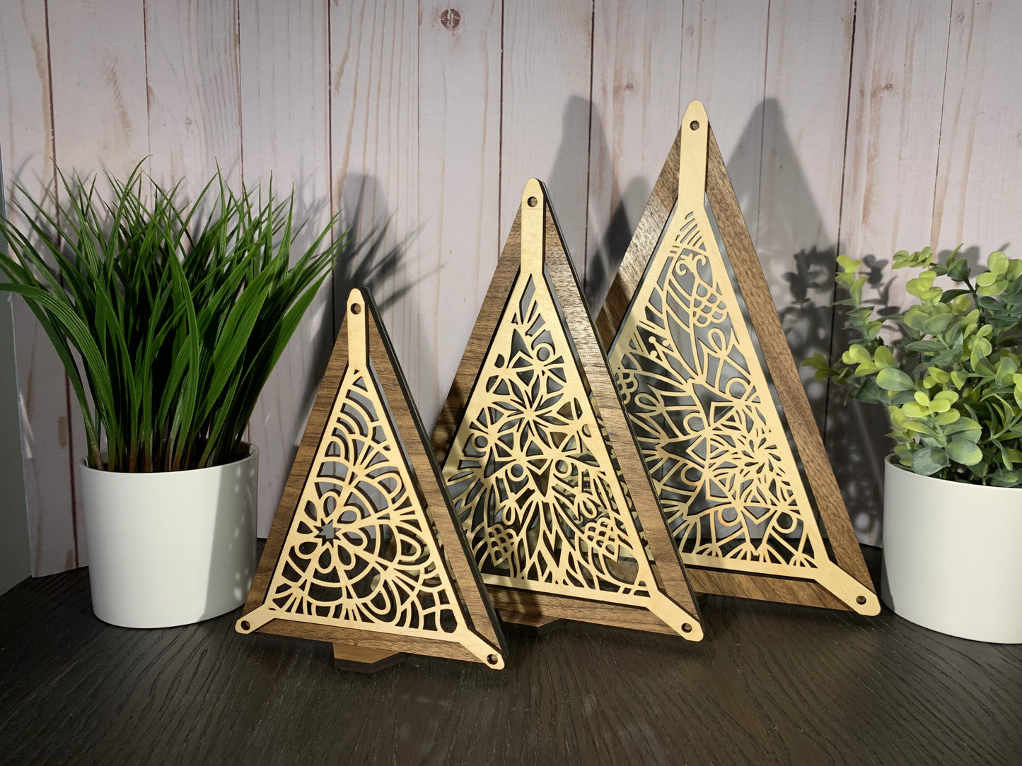 Lace Christmas Trees