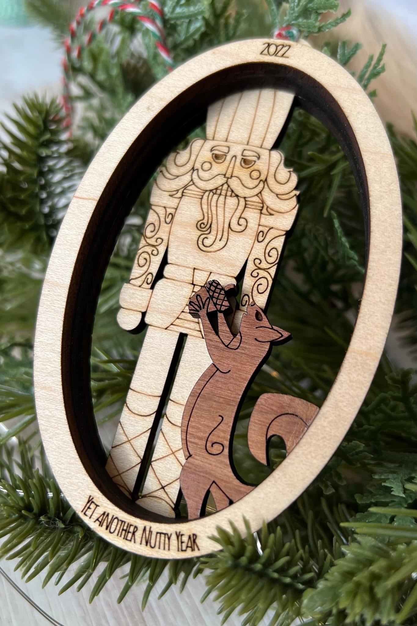 Nutcracker, squirrel, ornament